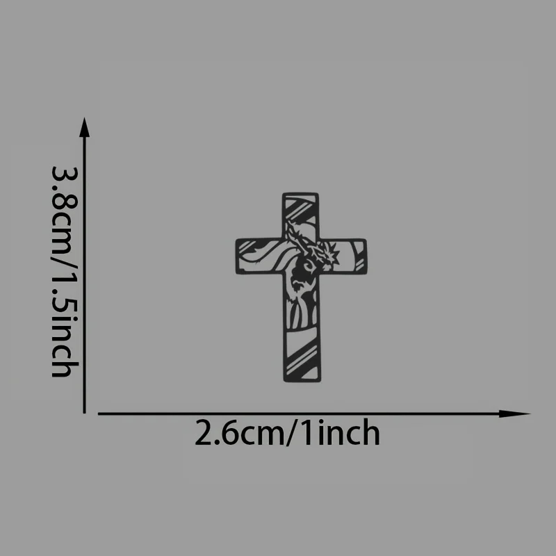 Religious Jesus Christian Stickers 3PCS Vinyl Decals for Car Window Laptop Cup Glass Religious Decoration