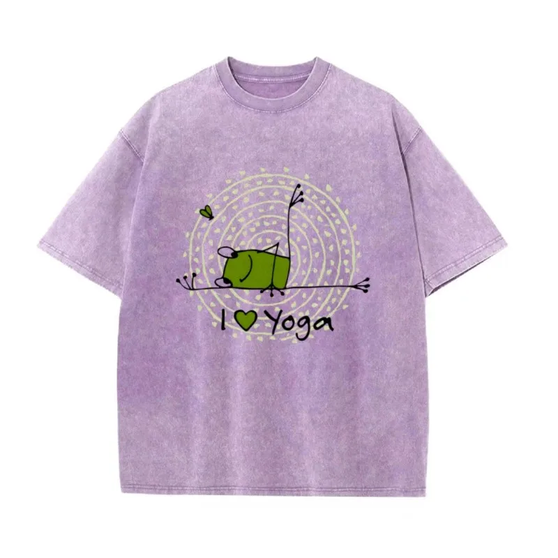 เสื้อยืดคอตตอนพิมพ์ลายกราฟิกสำหรับผู้ชายและผู้หญิง รุ่นใหม่ปี 2025 ทรงโอเวอร์ไซส์ คอกลม แขนสั้น ผ้าซัก เสื้อสตรีทแวร์