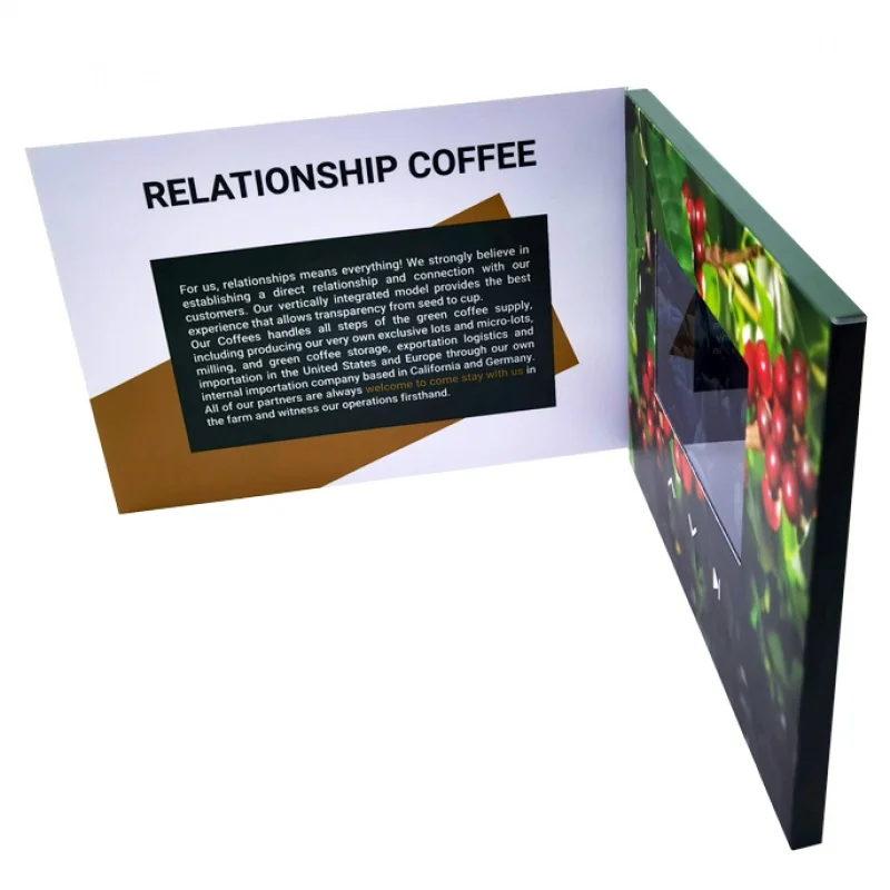 

custom.Make your Company business card lcd screen brochure A5 video brochure mailer for marketing