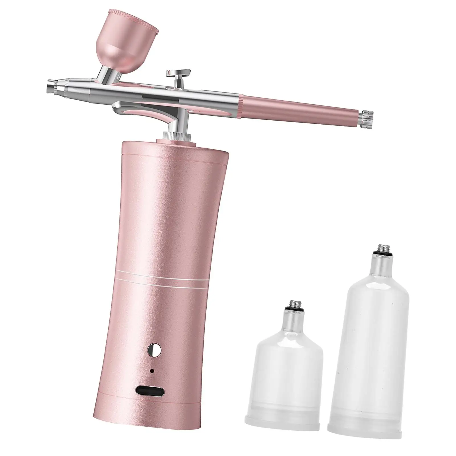 Paint Spray Includes 7/20/40ml Capacity Cups Electric Rechargeable Airbrush for Barber Painting Nail Art Home Model Coloring