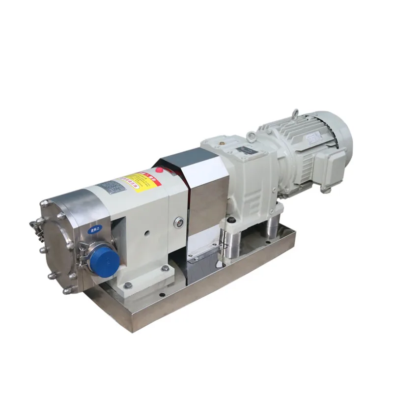 HOP sanitary stainless steel positive displacement rotary lobe pump food grade for syrup transfer    body