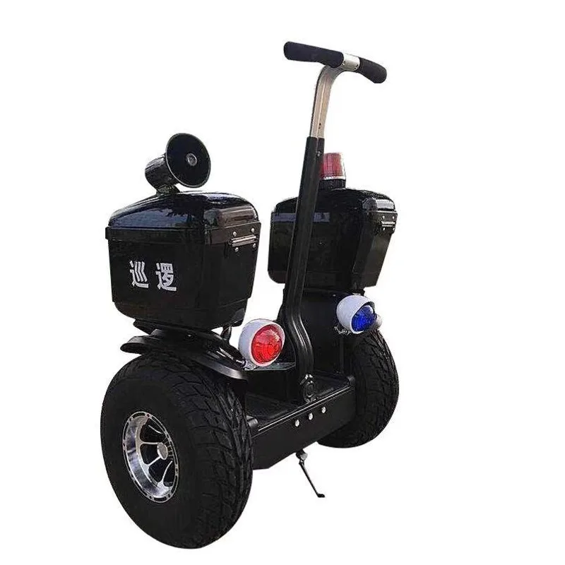 

Super large two-wheeled balanced electric vehicle security community property patrol car