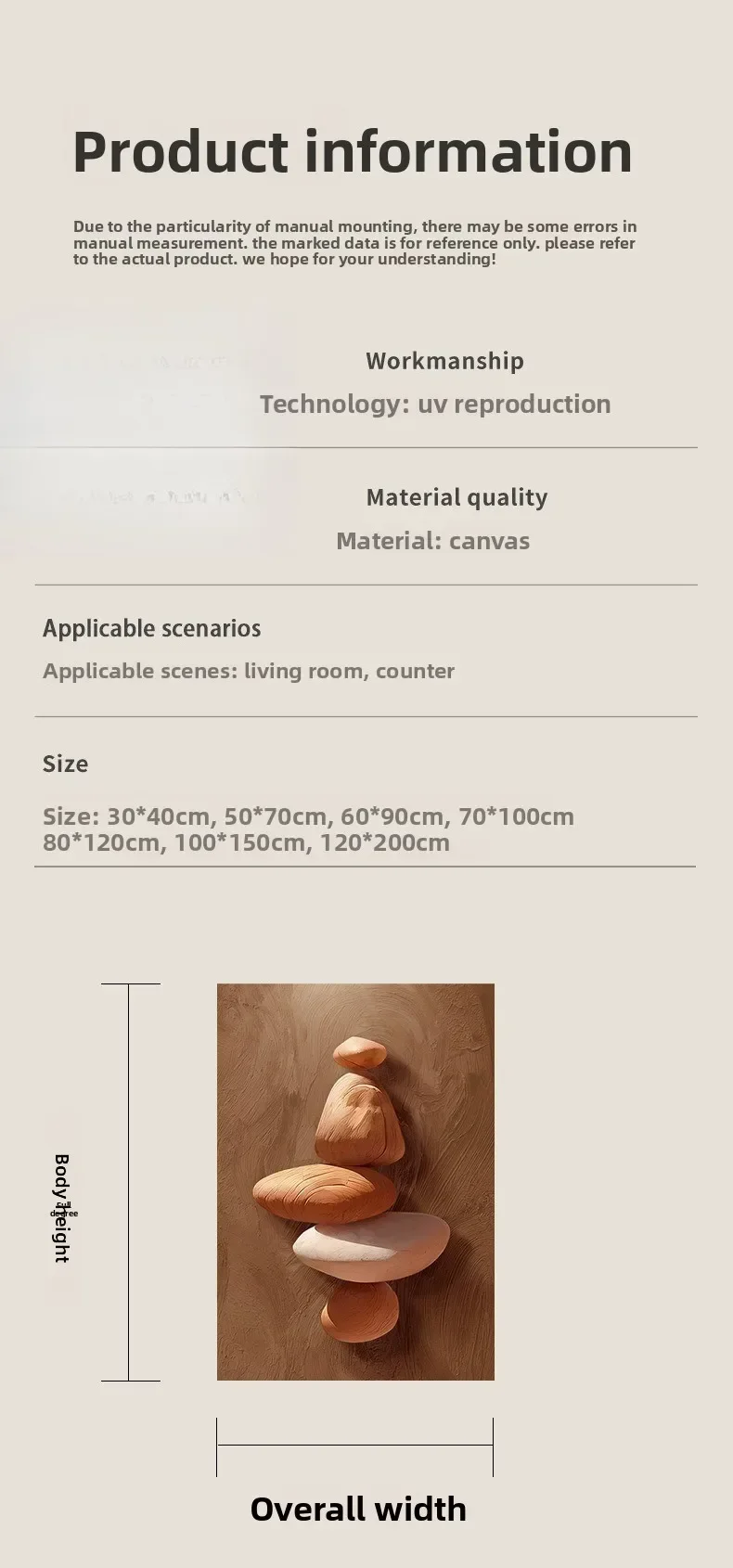 Stereoscopic luxury Large floor mural retro high-end hanging painting