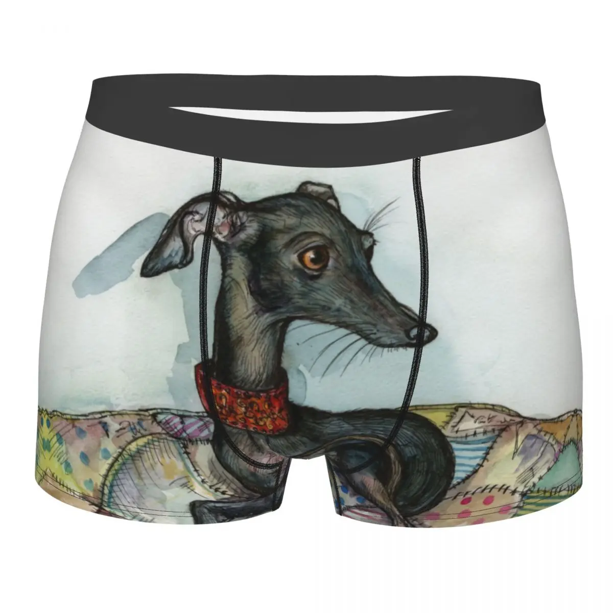 

Novelty Greyhound Whippet Dog Boxer Shorts Panties Men's Underpants Comfortable Briefs Underwear