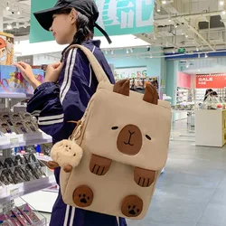 Capivara Grande Capacidade Kawaii Travel Bag, Mochila Capivara, Hot Sale Gift