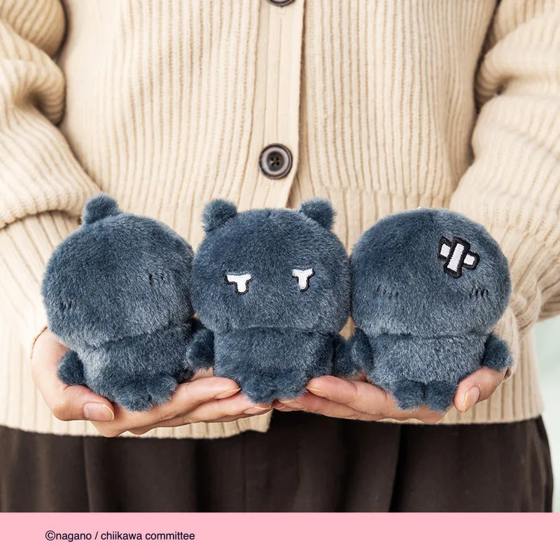 NEW Genuine Chiikawa Grey Rakko series plush pendant set cute cartoon Hachiware Chiikawa Keychain bag charm Girl's birthday gift