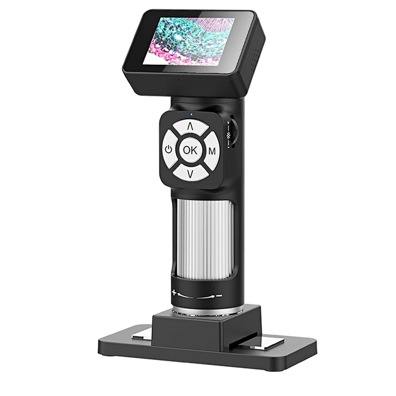 

New Digital Electron Microscope 500X Magnification 2-Inch 1080P High-Definition Biological Microscope Magnifying Glass