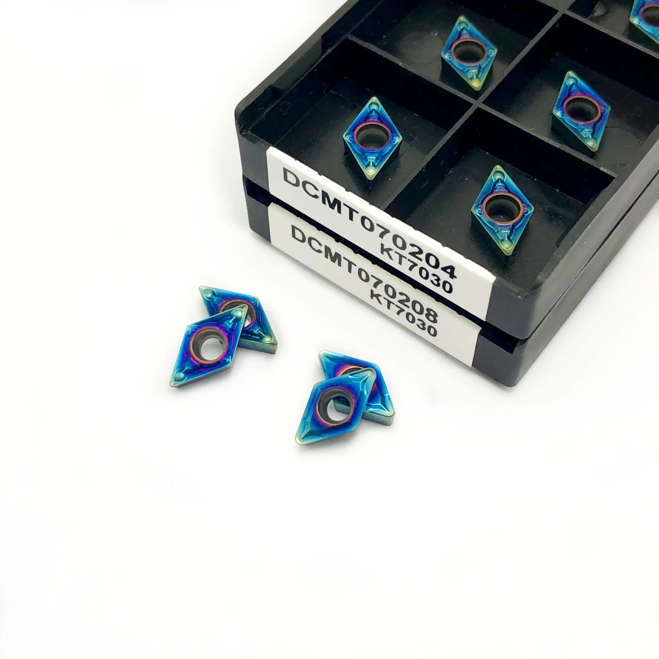 DCMT070204 DCMT070208 KT7030 Carbide Inserts External Turning Tool CNC Turning Insert DCMT 070204 DCMT070208 Cutting tool