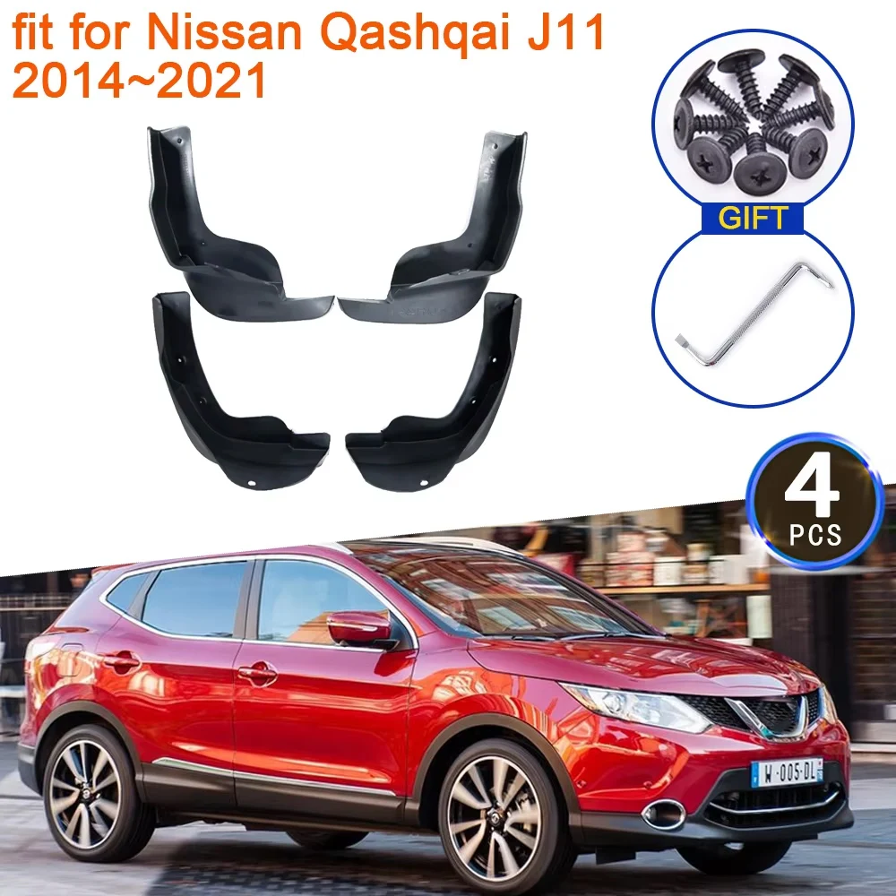

Для Nissan Qashqai J11 Rouge Sport 2014 2015 2016 2017 2018 2019 2020 2021 брызговики брызговики 4x аксессуары
