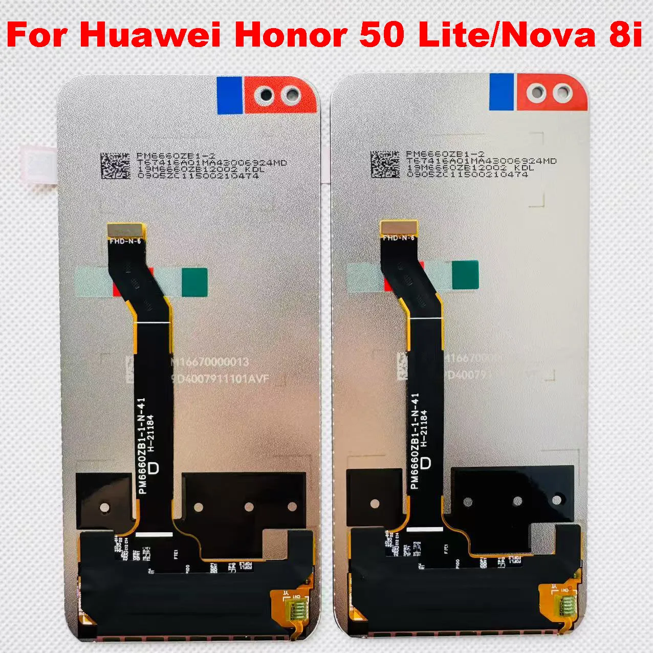 

6,67 "Оригинальный ЖК-дисплей для Huawei Honor 50 Lite Honor 50 Lite Nova 8i, сенсорный дигитайзер для Honor X20, ЖК-дисплей с рамкой