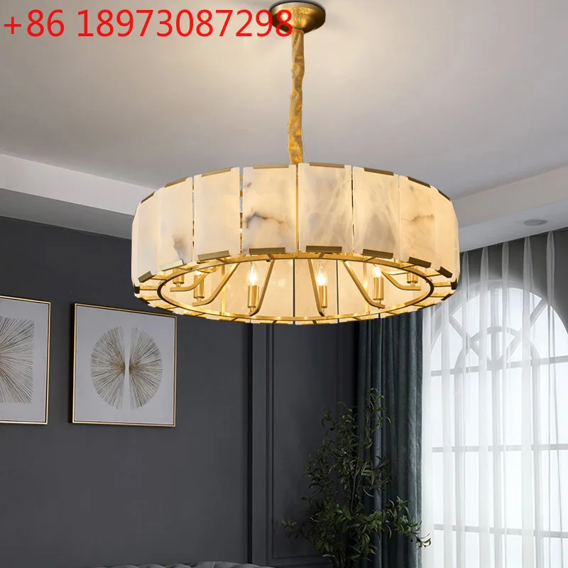 

Люстра для гостиной, роскошная столовая, простая мода, спальня, кабинет, креативная атмосфера, вилла, лампы