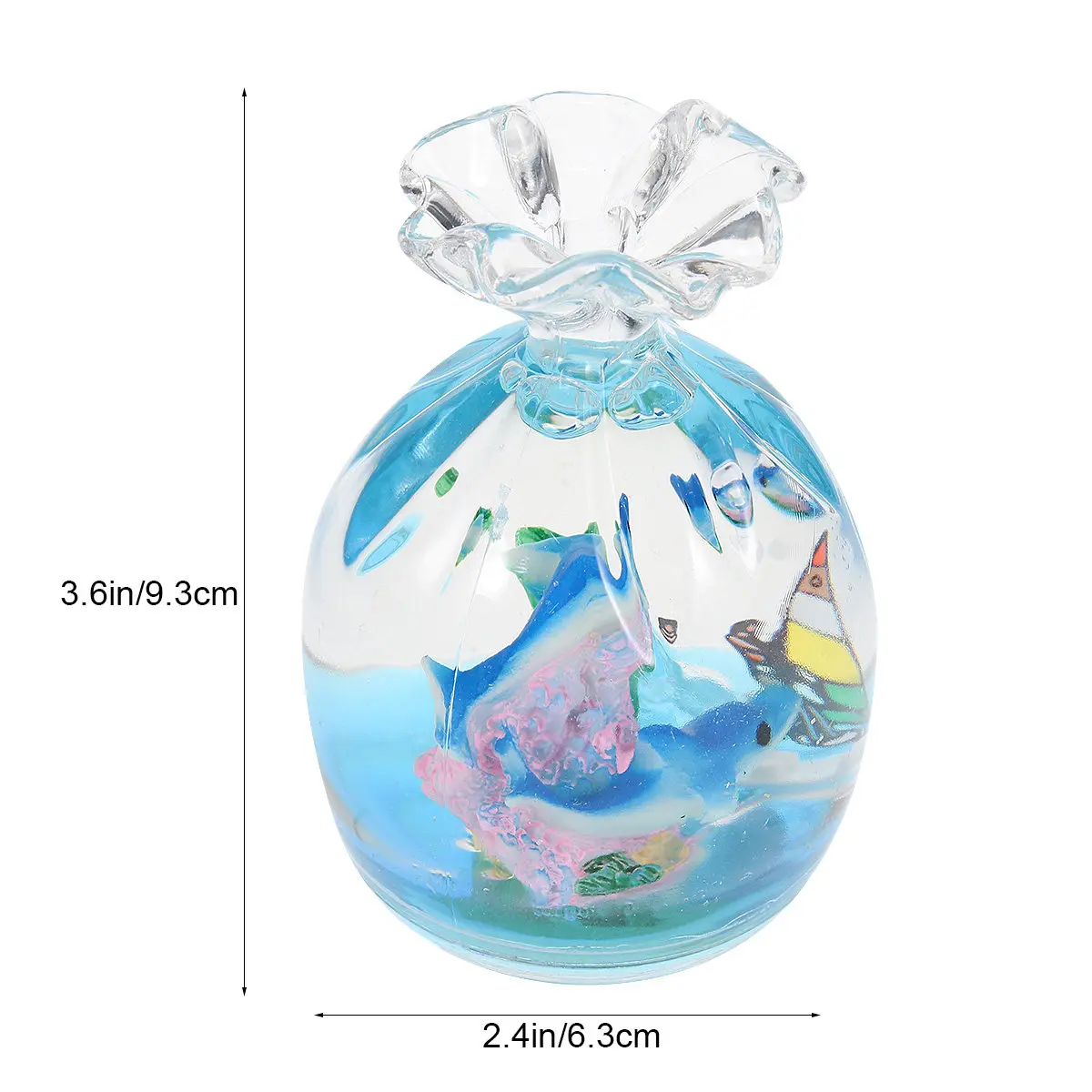 Oil Drop Pen Holder Timer Bright Color Bubble Hourglass Desktop Ornament for Study Room Living Space Creative Home