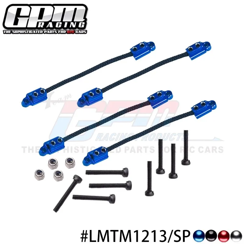 

GPM Front & Rear Suspension Travel Limit Straps For LOSI 1/18 Mini LMT