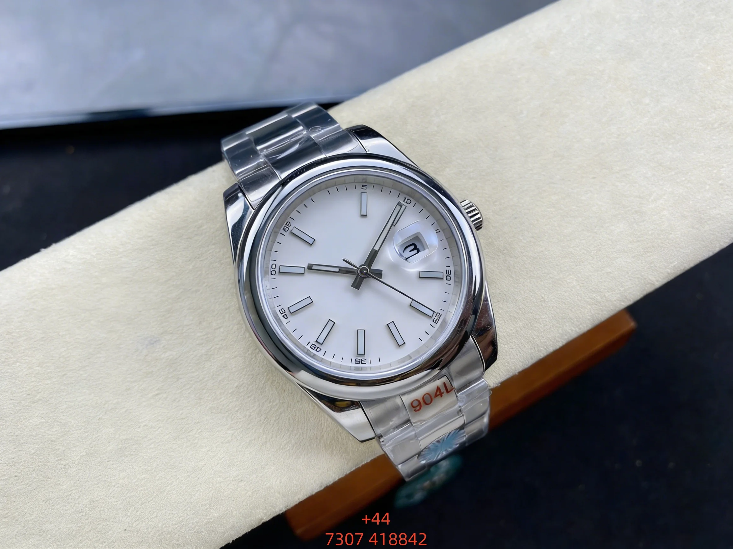 

Мужские часы класса люкс на заказ, 41 мм, сапфировое стекло, браслет из нержавеющей стали 904L, импортный полностью автоматический механический механизм