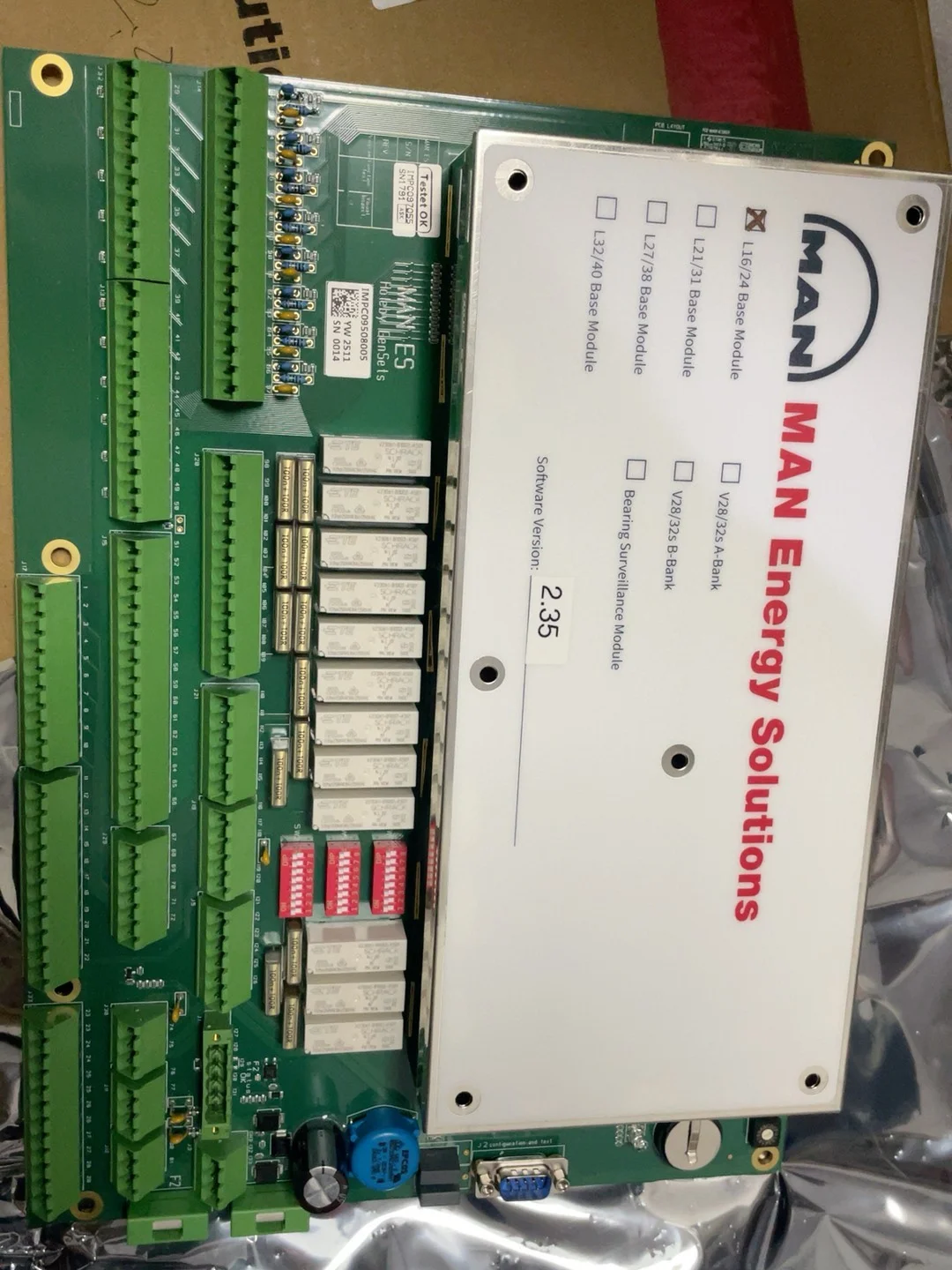 MAN Energy Solutions L16/24 Base Module, Software 2.35, Brand New