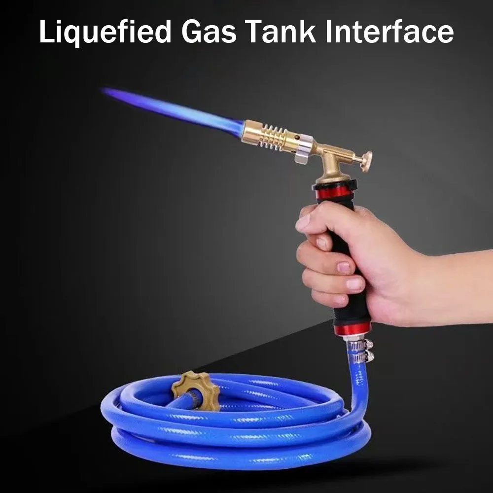 

Liquefied Gas Propane Welding Gun Kit Gas Torch for Precious Metal Melting Gas Torch Cooking Brazing Portable Gas Welding Gun