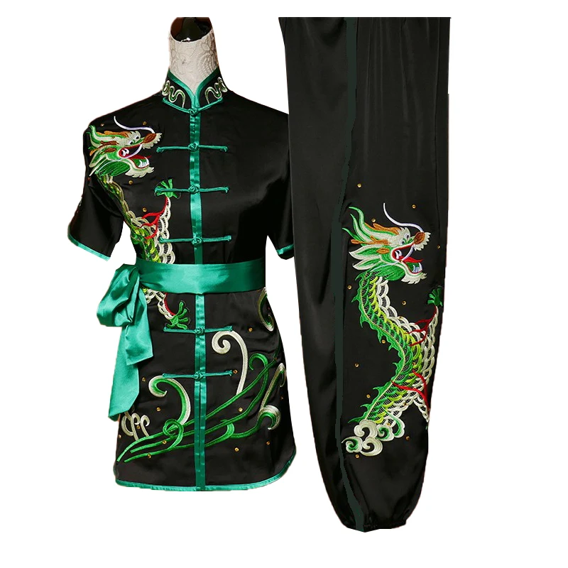 Other Martial Arts And Martial Arts Clothing Coloured Kungfu Embroidery Chinese Martial Arts Uniforms