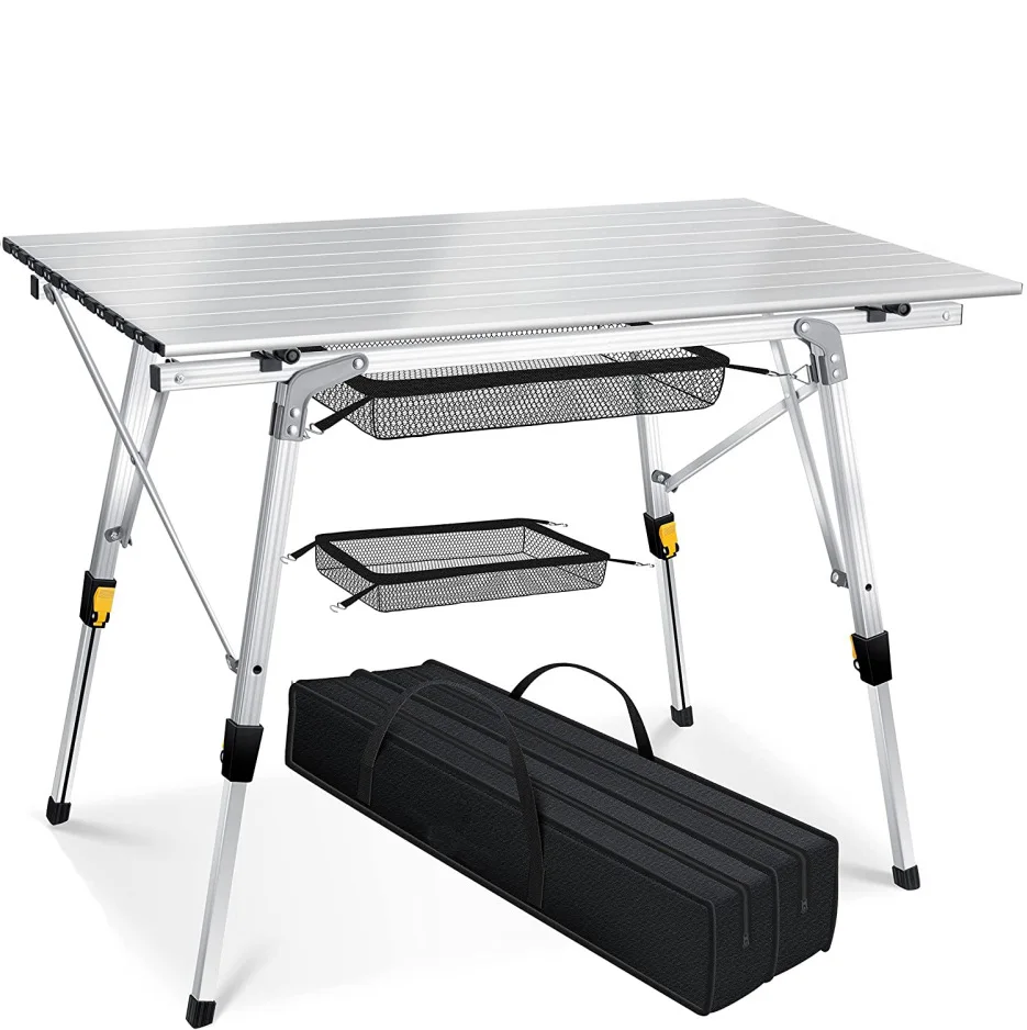 Outdoor Camping Folding Table Portable Multi-function Adjustable Expansion Table