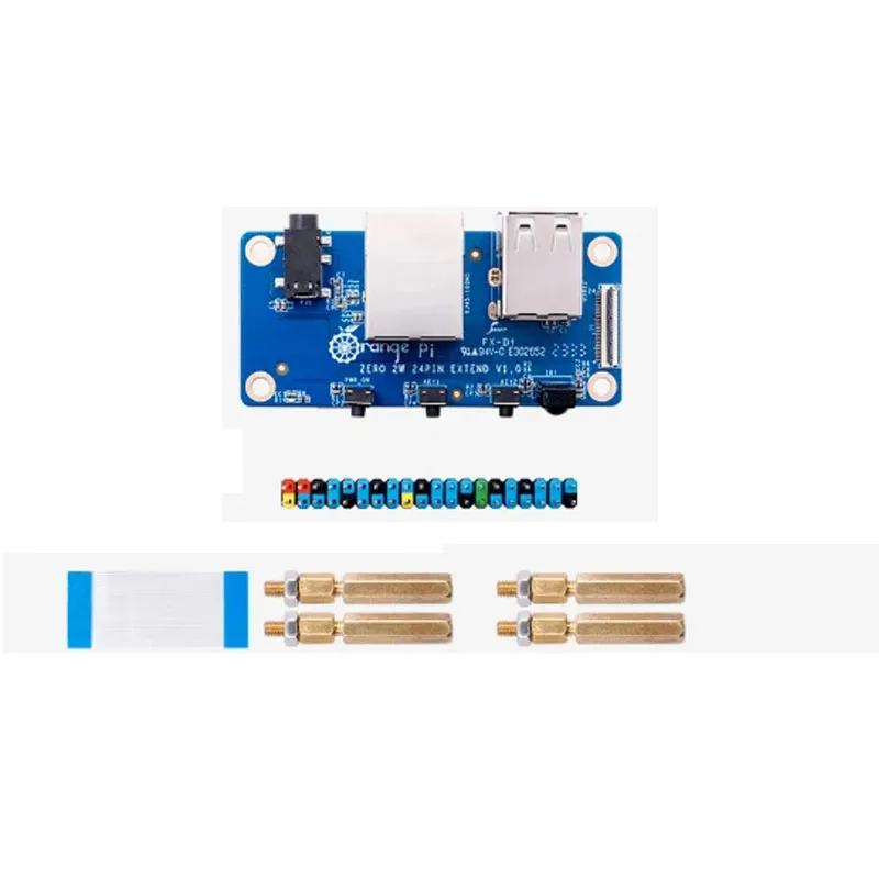 Placa de expansión Orange Pi Zero, Mini PC Demon Board con interfaz de red USB, botón de alimentación de Audio infrarrojo, 2W