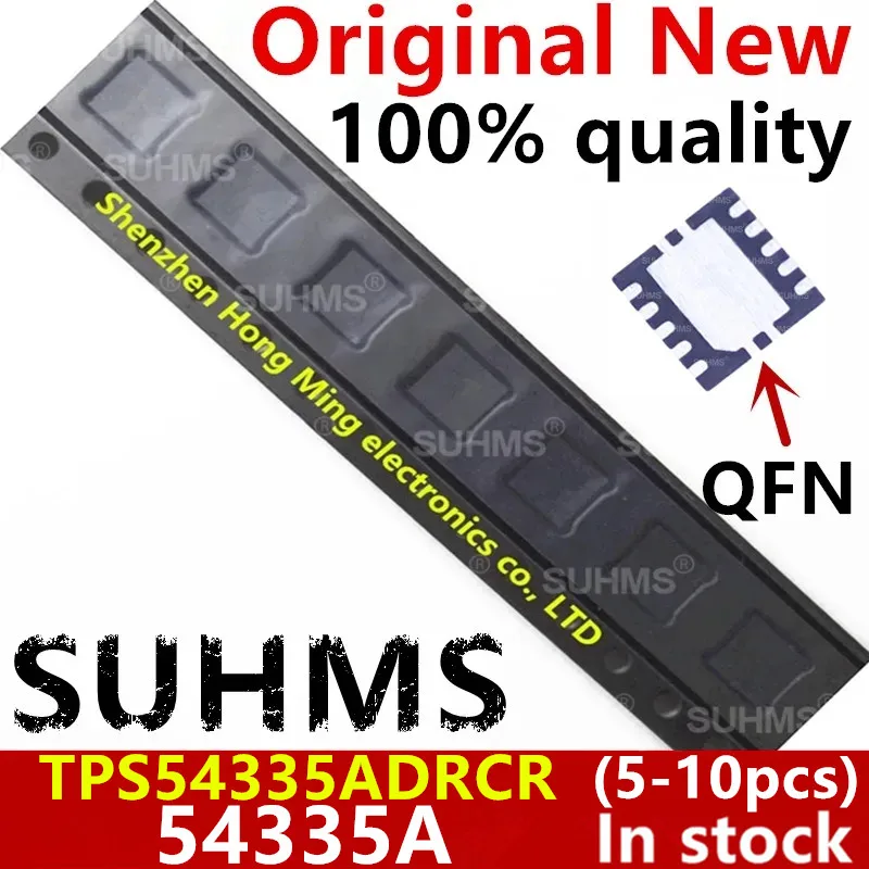 (5-10piece)100% New TPS54335ADRCR TPS54335A 54335A QFN-10 Chipset