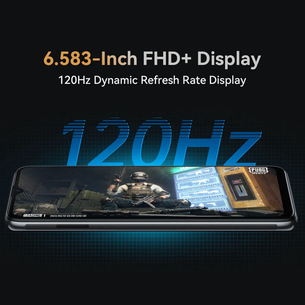 Cubot X70 스마트폰 NFC 휴대폰, 안드로이드 13, Helio G99 옥타코어, 120Hz, 6.583 인치 화면, 12GB RAM, 256GB ROM, 100MP 카메라