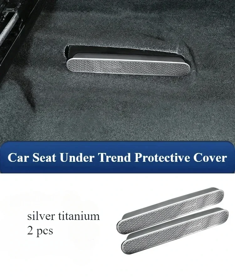 For GRAND KOLEOS Monjaro 2024 Car  Seat Under Trend Protective Cover Rear Air Conditioner Out Trend Dust Cover Auto Accessories