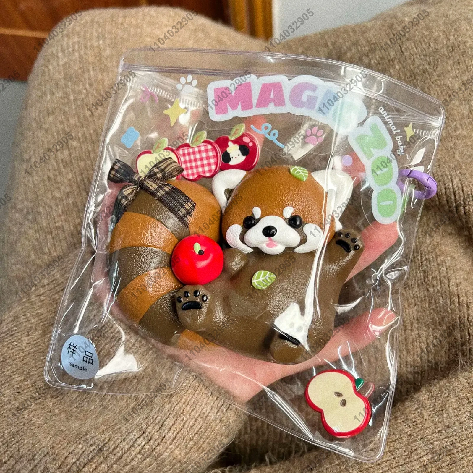 Raccoon Taba Squishy Silicone Little Bear Raccoon Cute Hand-painted Animal Squeeze Toy Mochi Toy Relieve Stress Hand Relax Toy