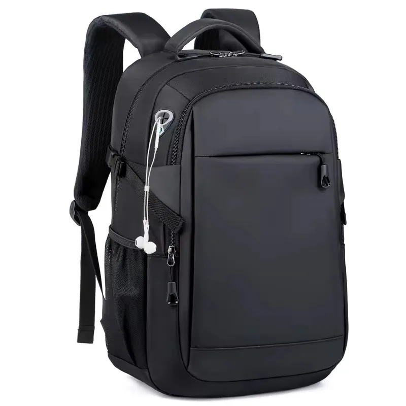 Zaino per laptop da 15,6 pollici con porta di ricarica USB e porte riservate per cuffie 2025 Nuovo weekender Business Escursionismo Zaino casual