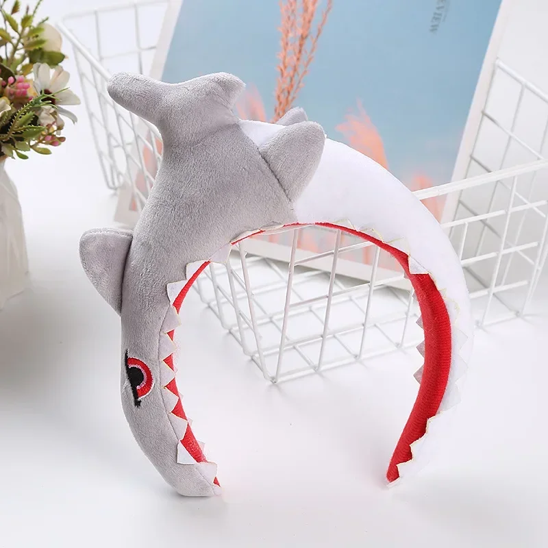 Children's Day Ocean Style Decorative Hat Hairpin Crocodile Cartoon Shark Cute Headwear Festival Party Decoration Funny Hat view 6