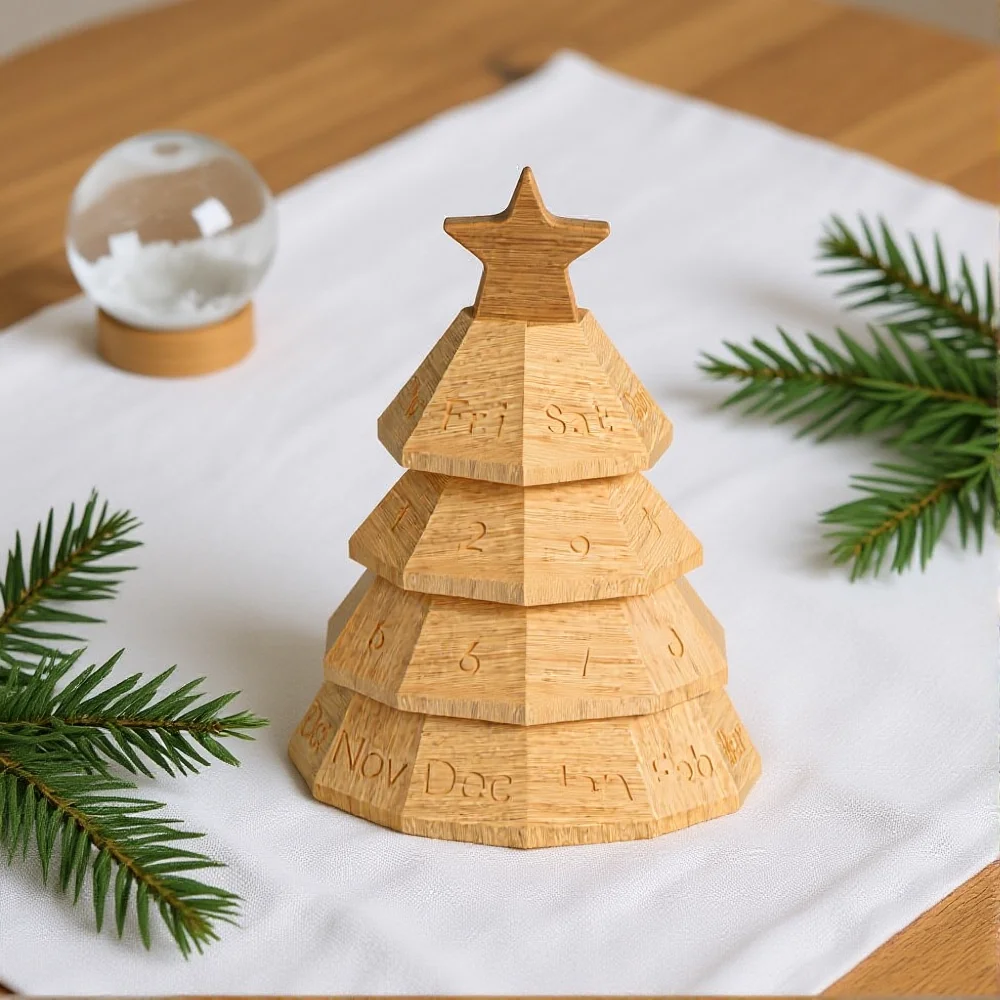 

Форма для вечного календаря, силиконовая форма для хранения, форма для рождественской елки, ароматерапия, мягкая для гипсовых украшений, праздничный декор