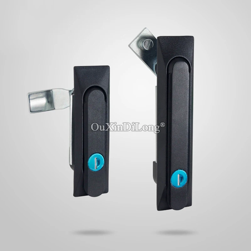 2PCS PA+Zinc Alloy Industrial Equipment Locks Distribution Box Lock Switch Control Electric Cabinet Door Locks Plane Lock+Keys