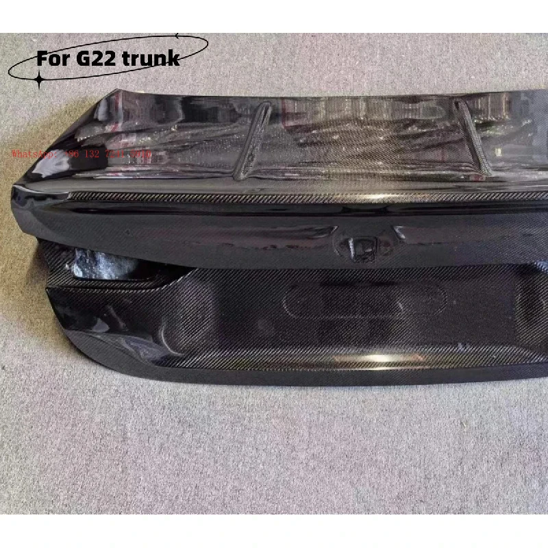

Hongsheng High-Quality Rear Trunk Lid Fits for 4 Series G22 G82 Auto Parts CSL Style Dry Carbon Fiber for Replacement.
