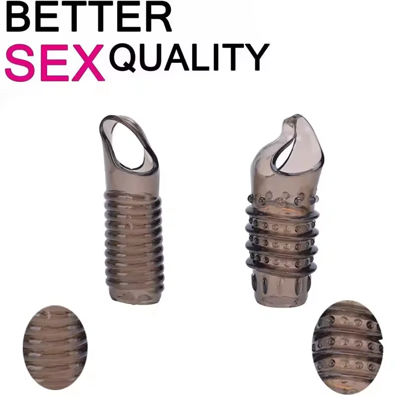 Cock Ring Reusable Silicone Delay Ejaculation Stronger Erection Sex Toys Adult Supplies Linen Nozzle Rings Cock Sex Toys For Men - Image 3