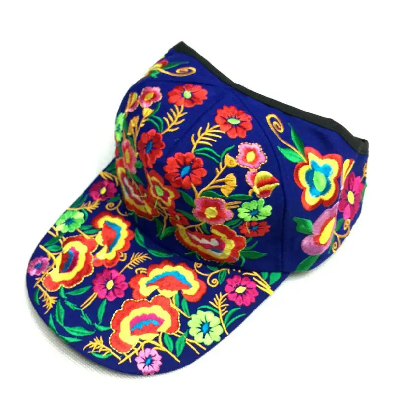 

Retro embroidered hat, seasonal hat, ethnic style versatile sunshade hat, duck tongue hat, Miao ethnic characteristic hat