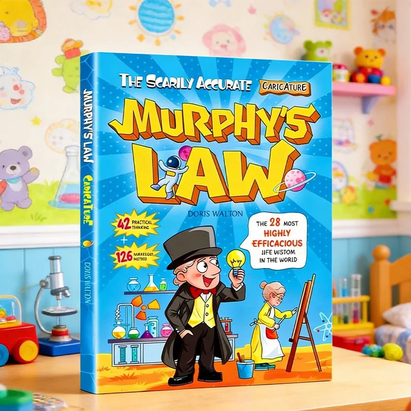 Murphy‘s Law Comic Book For Kids,A Graphic Novel Explaining Life Principles for Children 8-12 Years,Fun Science Picture Books