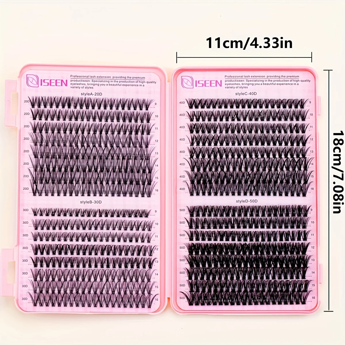 DIY Lash Extension Kit Individual Eyelashes Kit with Lash Bond & Seal and Lash Tweezers and Brush Lash Bond Remover