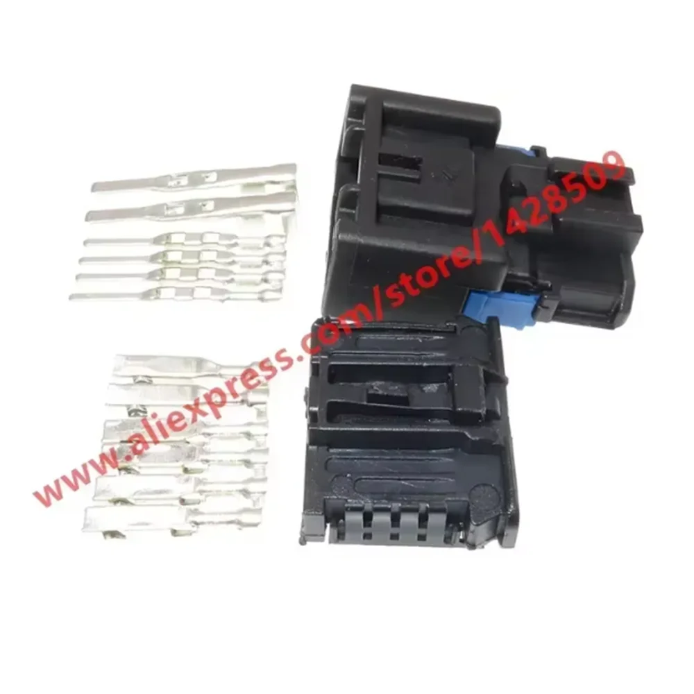 1 Set 6 Pin Automotive Rear Taillight Light Plug Lamp Socket For HDC6MX05F Peugeot 307 Citroen 98825-1061 98821-1061