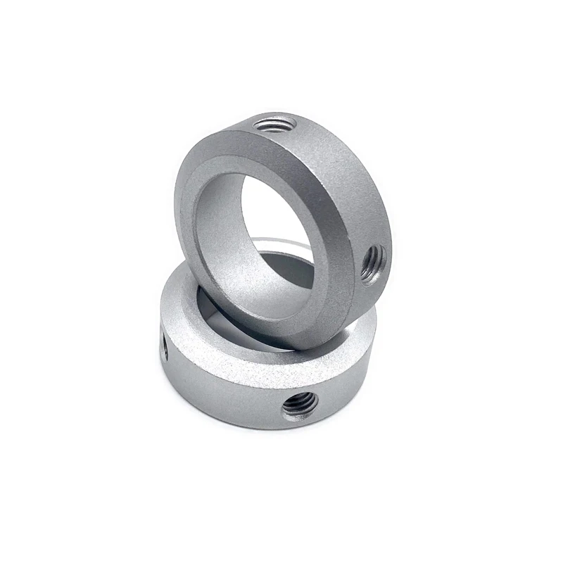 2PCS Fixed Ring SCCAW Shaft Locator Stop Collar SOH SCSBN Aluminum Alloy Surface Anodized optical fixed clamp with Screws 6/8/10