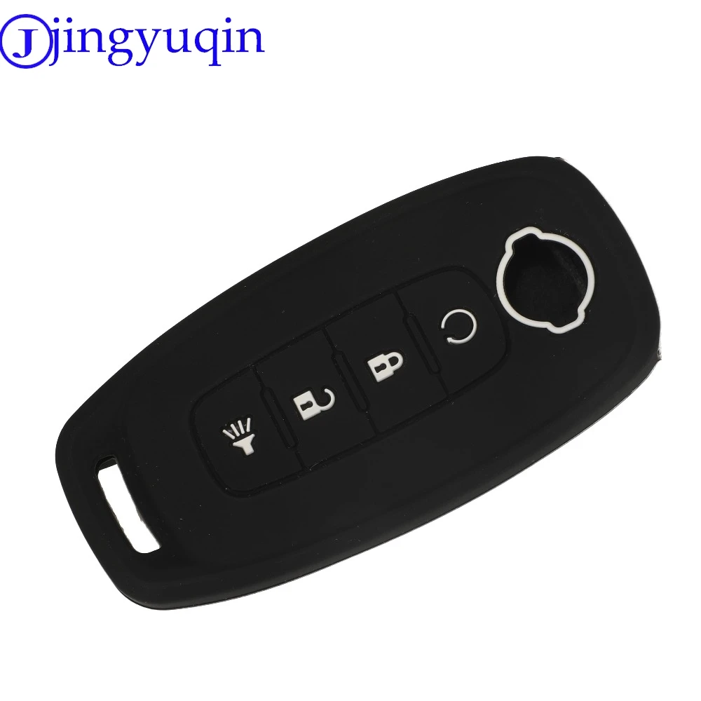 jingyuqin New Remote Silicone Car Key Prtoective Case Holder Cover For Nissan Pathfinder Rogue Ariya Kicks X-Trial