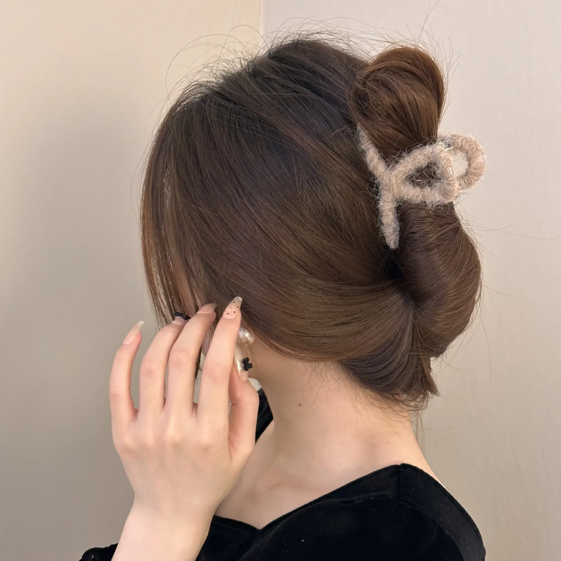 Hair claws clip for women girl pin Crab vintage popular catches trendy leading fashion korean adults sweets kpop fairy 2024 new