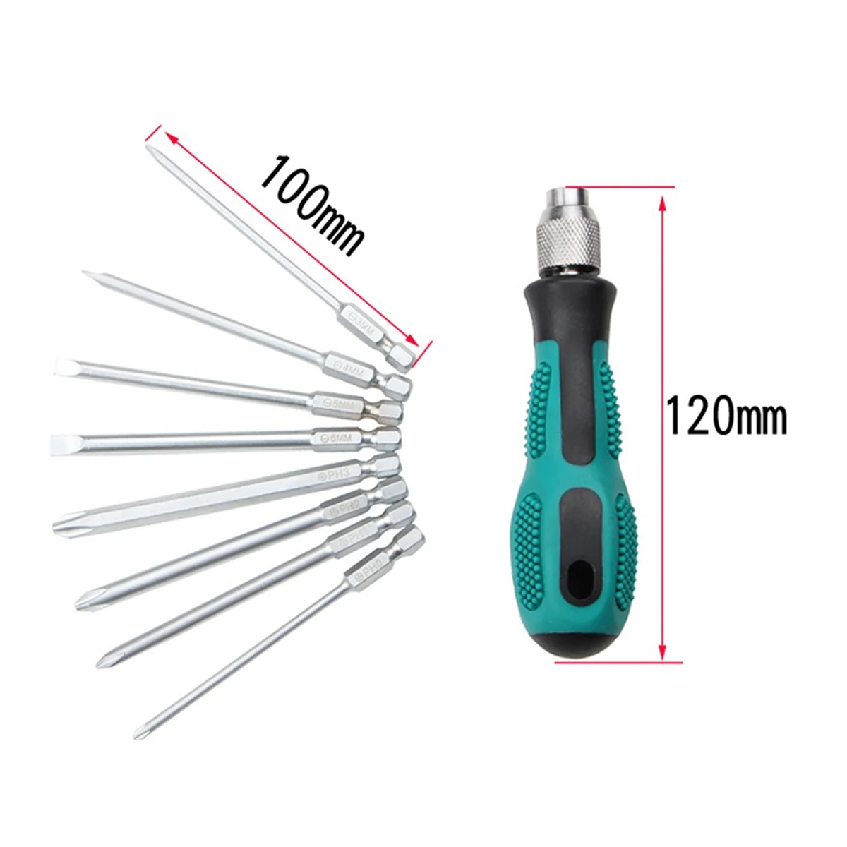T61C_9-In-1 Screwdriver Set Maintenance Tools Eight-Bit Screwdriver