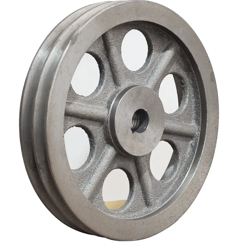 B2-350 Triangular belt wheel Type B double groove outside diameter 350mm cast iron motor belt disk motor accessories customized