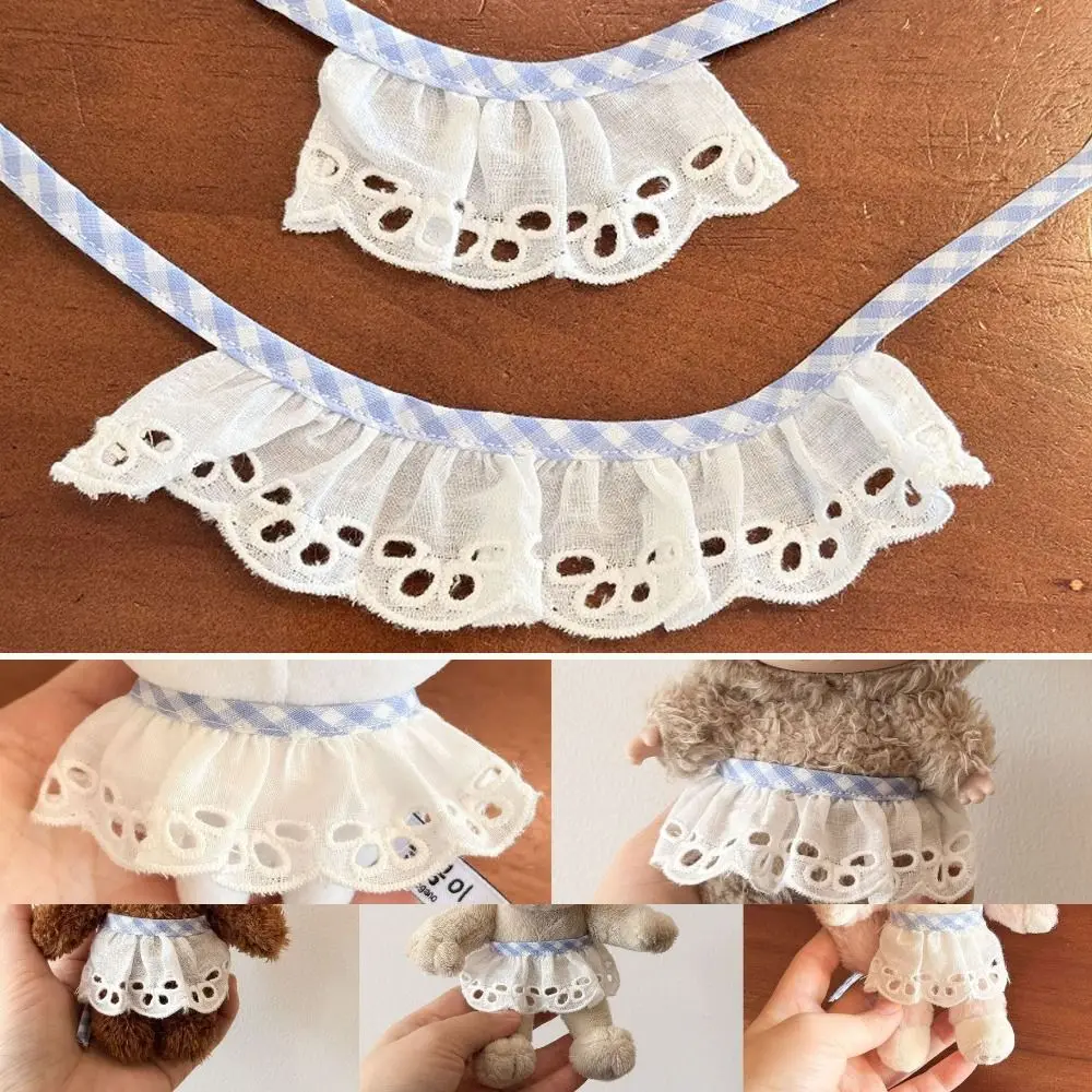 

10-17 см хлопковая кукла мини ретро фартук с кружевным воротником короткий длинный стильный полый кружевной фартук хлопковые мягкие куклы игрушки аксессуары