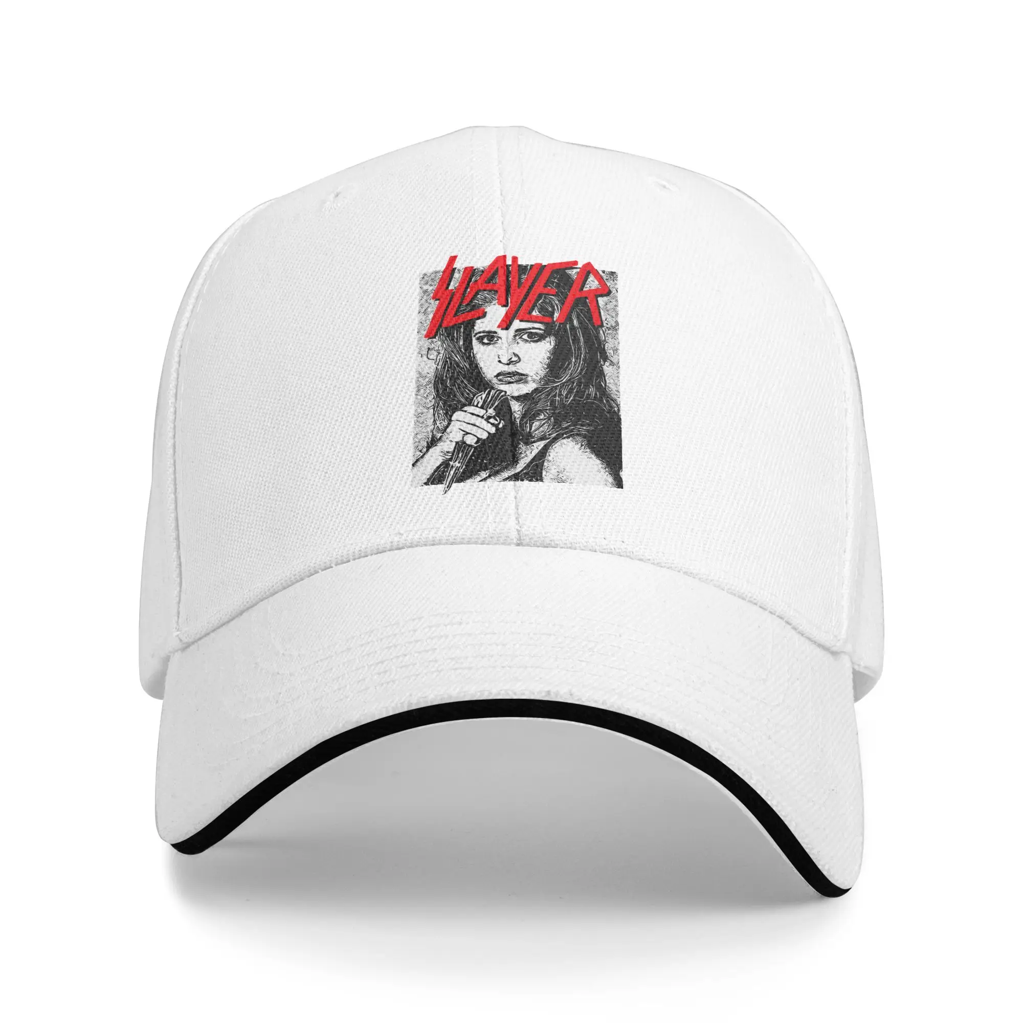 Hot Sale Buffy The Vampire Slayer Metal Band Baseball Cap  Gift Hat Women's  Youth Activity Hat Women's