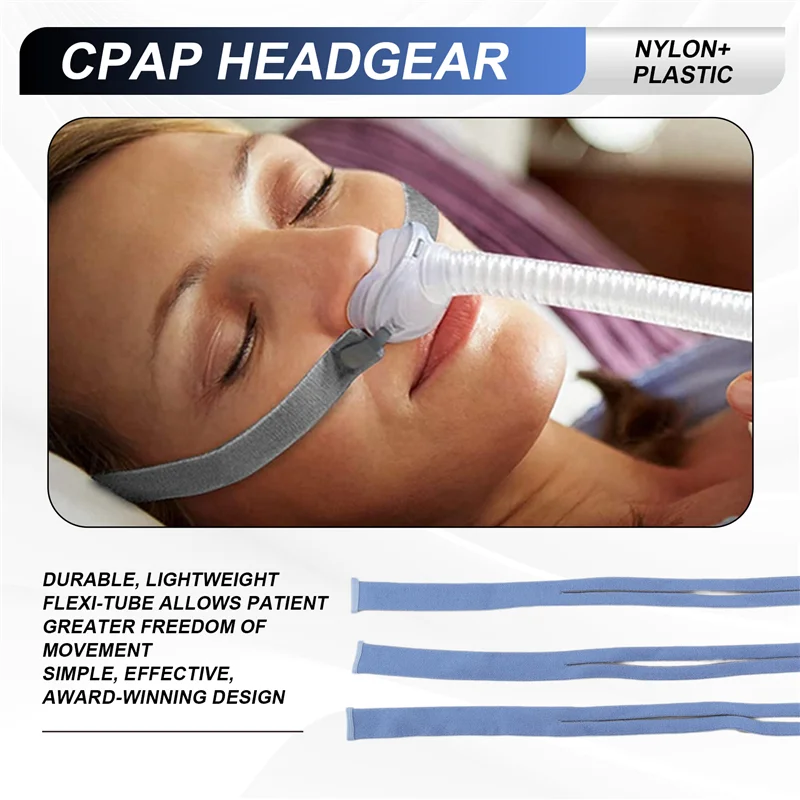 

FUFU Replacement Headgear For Resmed Airfit P10 Nasal Pillow CPAP Mask Straps With Adjustment Clips