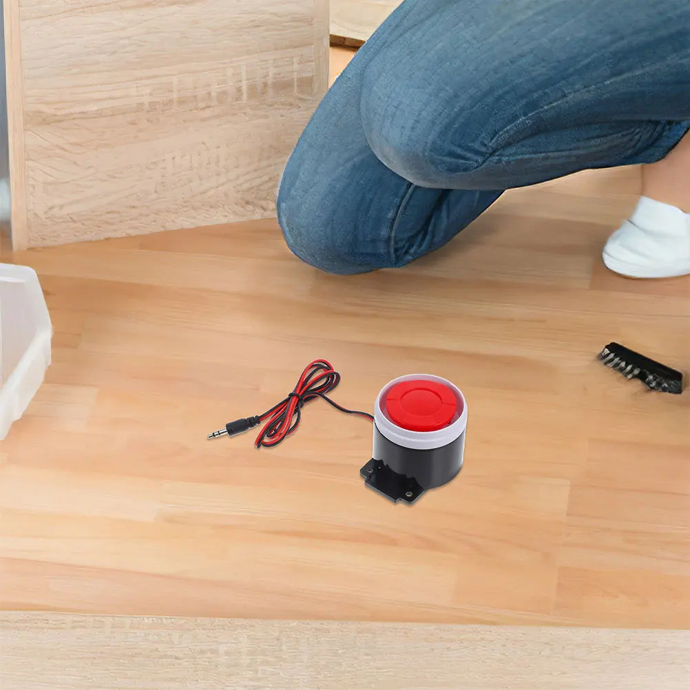 

2Pcs Mini Alarm Siren Reliable Loud Voice Home Office Antitheft Protection Mini Alarm Buzzer