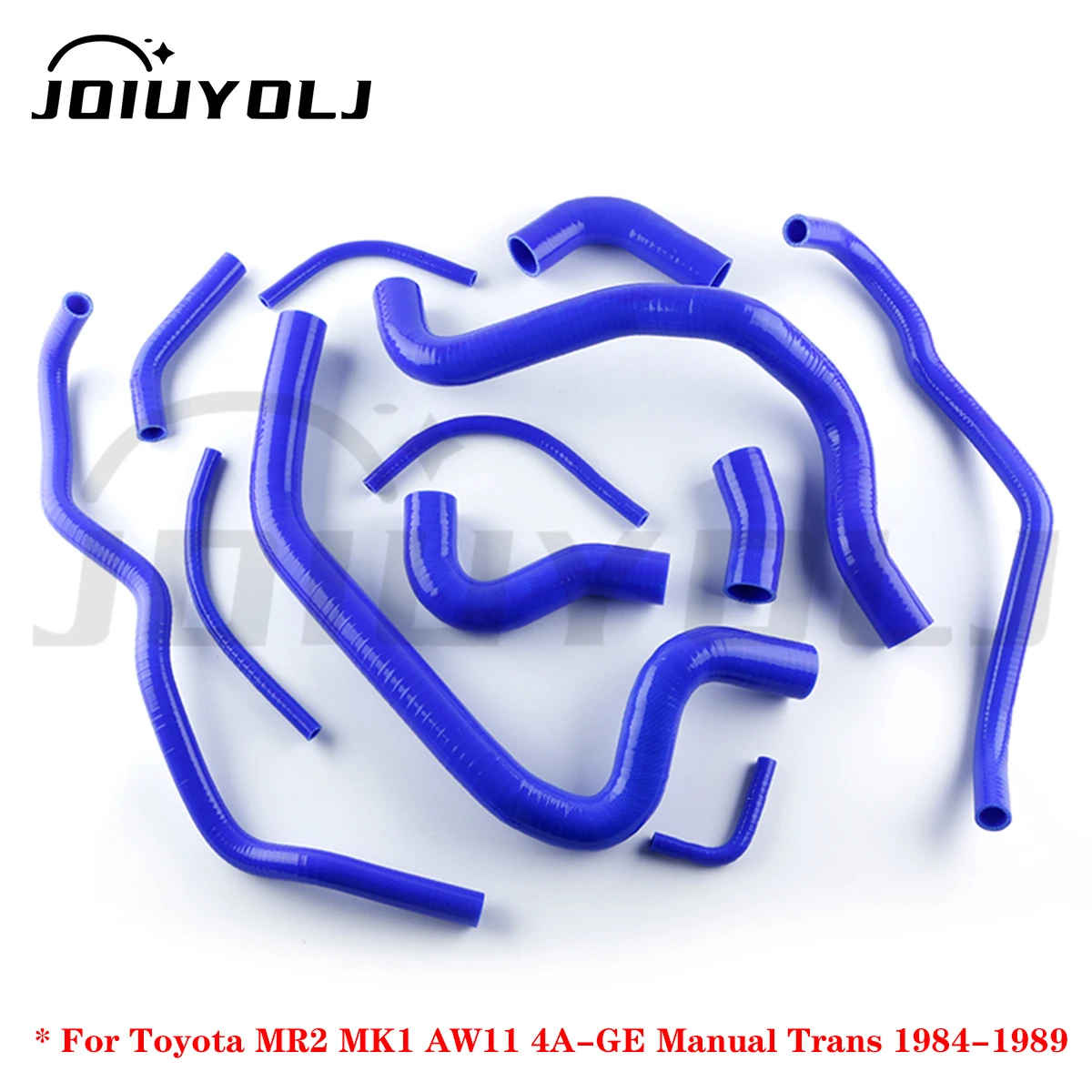 

Silicone Ancillary Coolant Hose Kit For 1984-1989 Toyota MR2 MK1 AW11 Chassis 4A-GE Engines Manual Transmissions Only