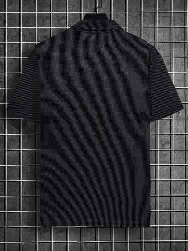 Imagen 2 del producto Novedad de verano, Polos de manga corta para hombre, camisa deportiva informal absorbente de sudor, estilo fresco y transpirable, Top de negocios de alta calidad para hombre