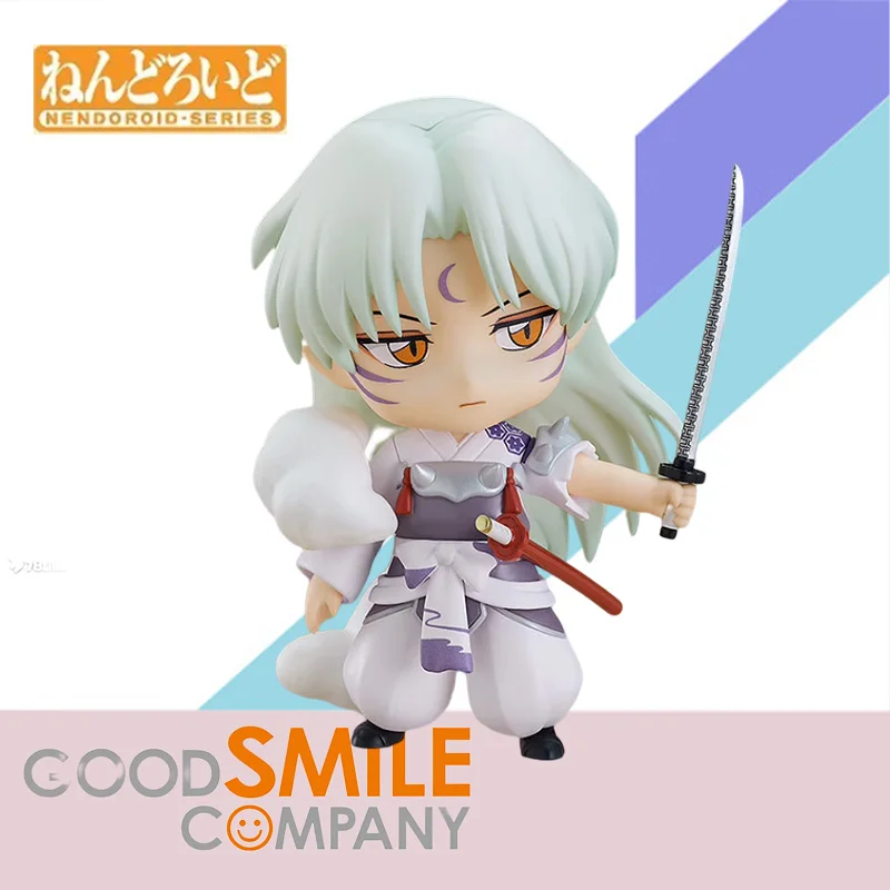 Goodsmile GSC Original Nendoroid Inuyasha Sesshoumaru Anime Action Mini Figure Finished Model Collection Q version Toy Gift