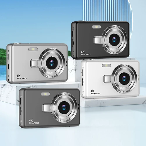 CCD 1080P 디지털 카메라, 96MP 자동 초점 브이로그 카메라, 16X 줌 비디오 캠코더, 2.4 인치 IPS 스크린, 어린이 성인 사진 